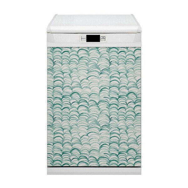 Magnetic dishwasher cover Fish scales