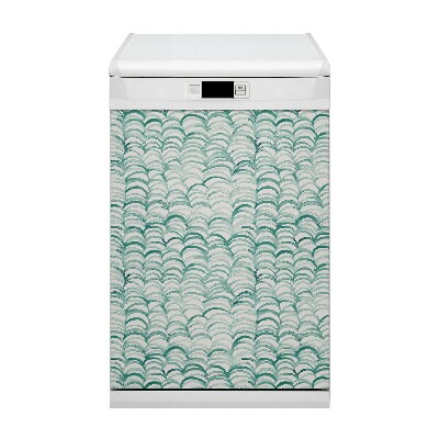 Magnetic dishwasher cover Fish scales