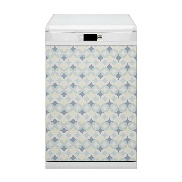 Dishwasher cover magnet Retro texture