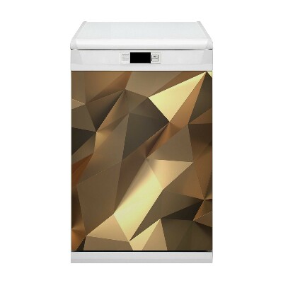 Magnetic dishwasher cover Golden foil