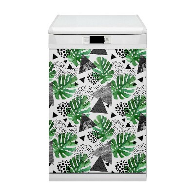 Dishwasher cover Jungle abstraction