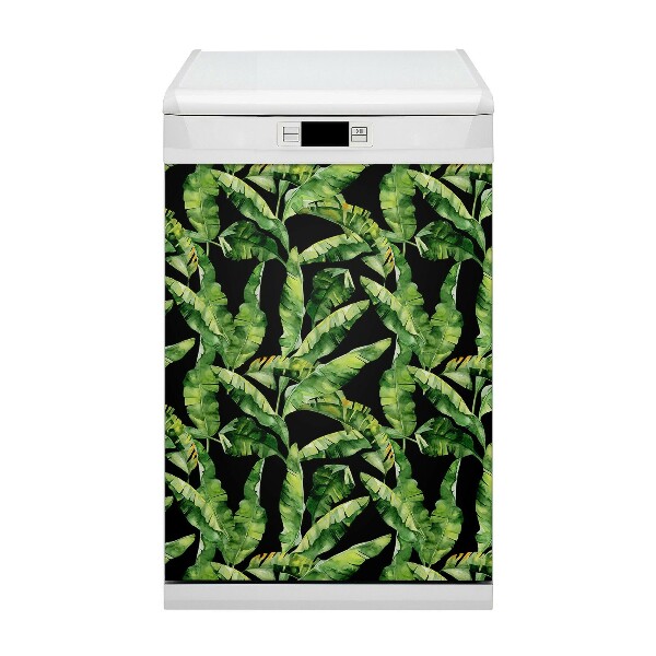 Dishwasher cover magnet Tropical leaf