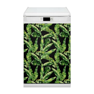 Dishwasher cover magnet Tropical leaf