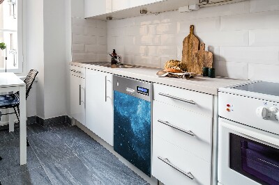 Magnetic dishwasher cover Sky at night