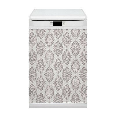 Dishwasher cover magnet Damask