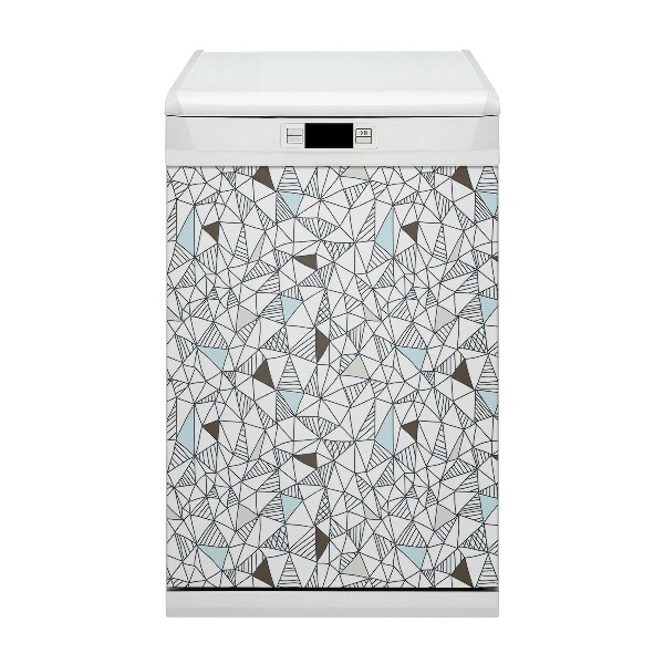 Magnetic dishwasher cover Geometric pattern