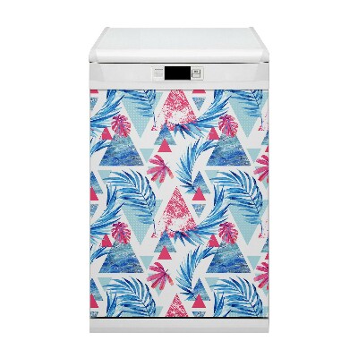 Dishwasher cover Triangular leaves