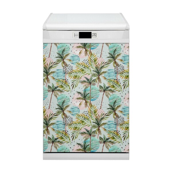 Decorative dishwasher magnet Hawaii palms