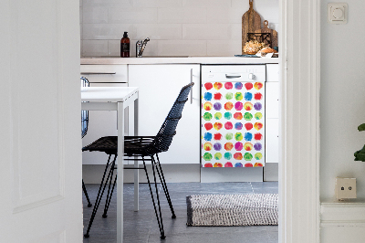 Magnetic dishwasher cover Painted dots