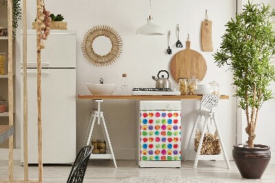 Magnetic dishwasher cover Painted dots