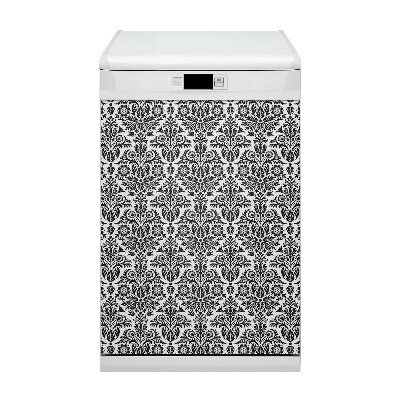 Dishwasher cover magnet Floral pattern