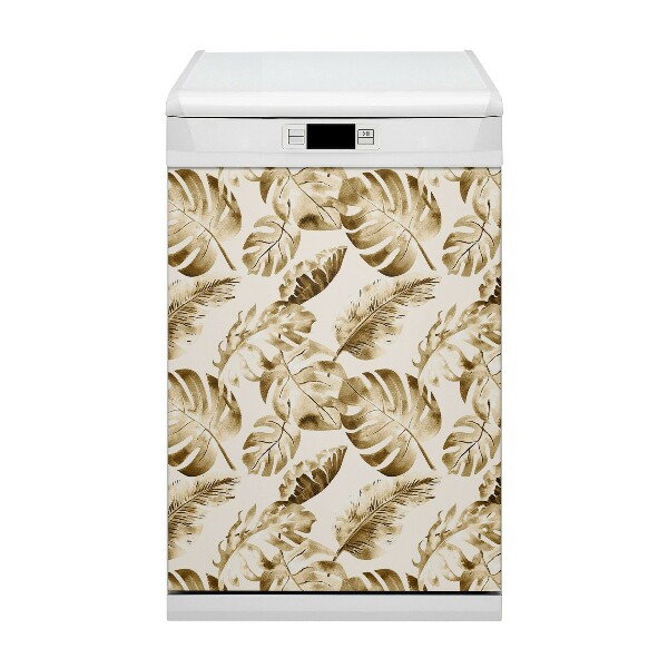 Decorative dishwasher magnet Palm leaves