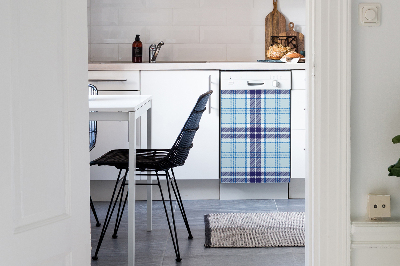 Magnetic dishwasher cover Tartan