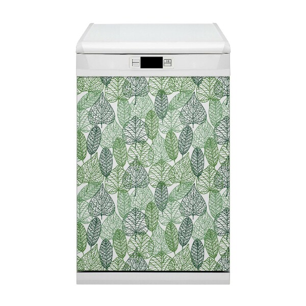 Dishwasher cover Forest leaves