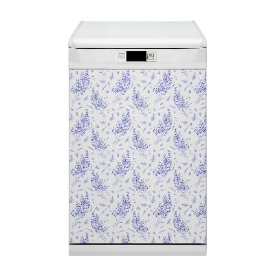 Dishwasher cover magnet Lavender watercolor