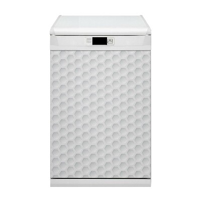 Magnetic dishwasher cover Three -dimensional hexagons