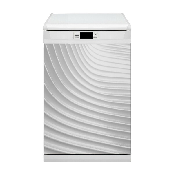 Magnetic dishwasher cover White grooves