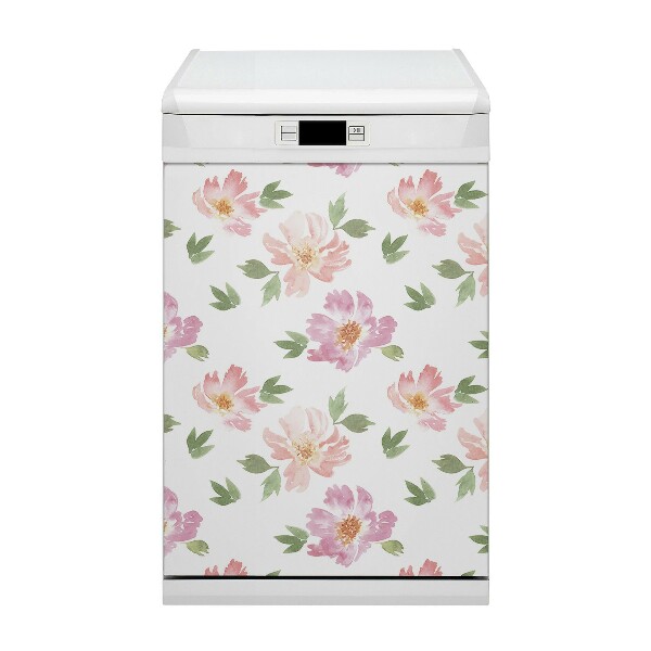 Dishwasher cover Watercolor flowers