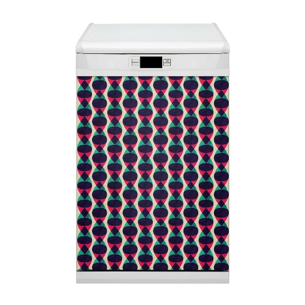 Dishwasher cover Colorful pattern