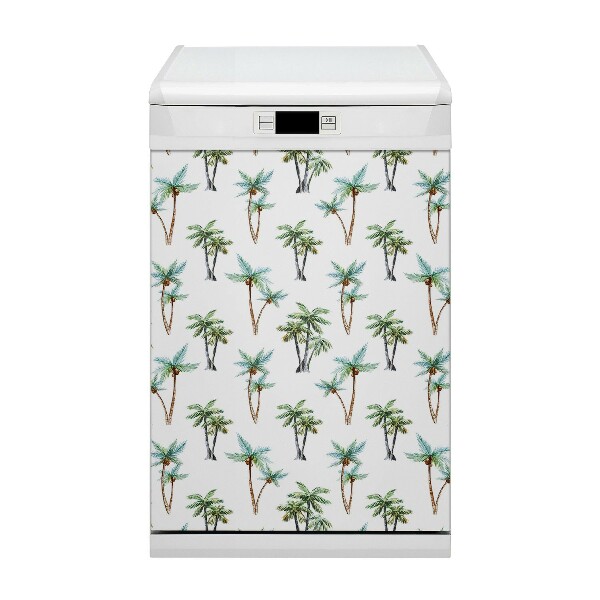 Dishwasher cover Palm mural