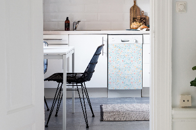 Dishwasher cover Pastel dots