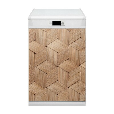 Dishwasher cover magnet Wicker basket