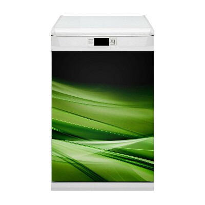 Magnetic dishwasher cover Grass abstraction