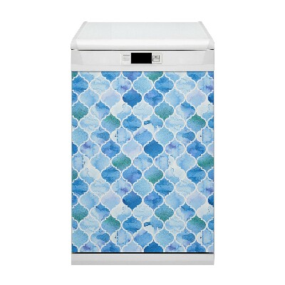 Dishwasher cover magnet Moroccan pattern