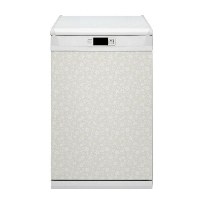 Dishwasher cover magnet Floral wallpaper