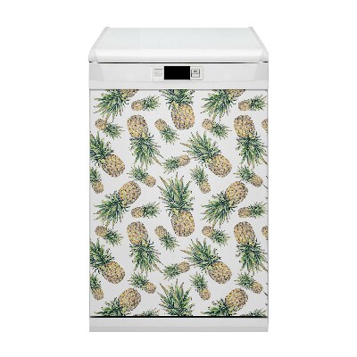 Magnetic dishwasher cover Pineapple