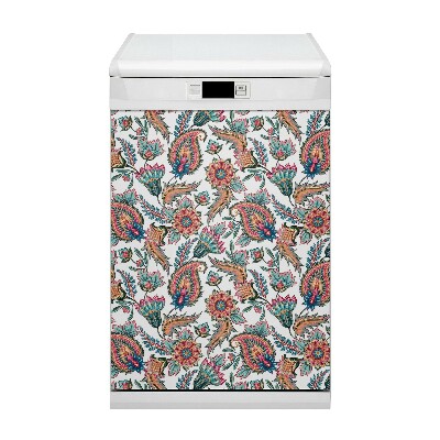 Magnetic dishwasher cover Flowers