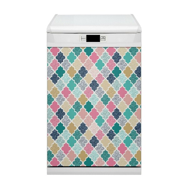 Magnetic dishwasher cover Colorful pattern