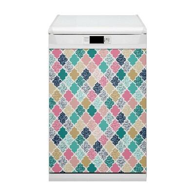 Magnetic dishwasher cover Colorful pattern