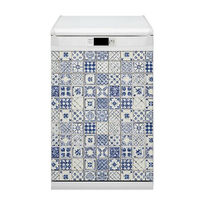 Magnetic dishwasher cover Azulejos tiles