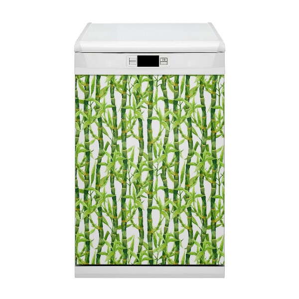 Magnetic dishwasher cover Bamboo