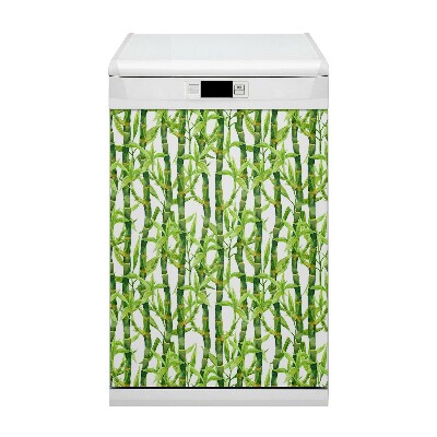 Magnetic dishwasher cover Bamboo