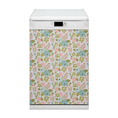 Dishwasher cover Spring flowers