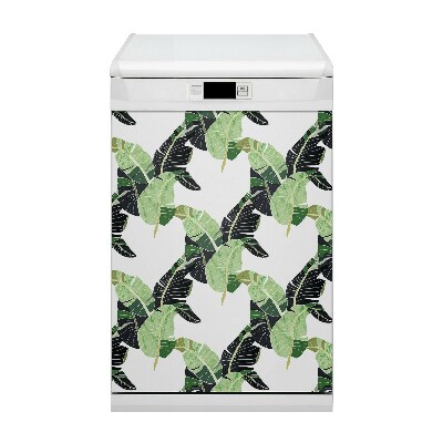 Dishwasher cover magnet Palm leaves