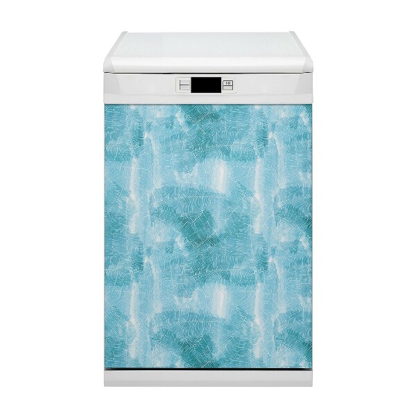 Dishwasher cover magnet Tropical pattern