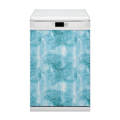 Dishwasher cover magnet Tropical pattern