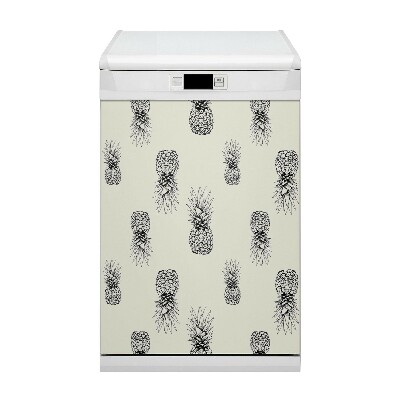 Dishwasher cover Plastic pineapple