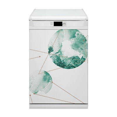 Dishwasher cover Marble moons