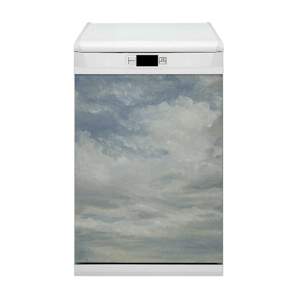 Dishwasher cover Blue clouds