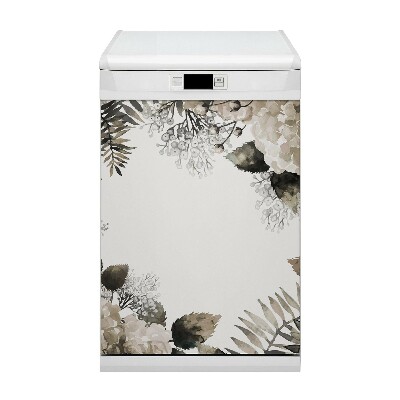 Dishwasher cover magnet Hydrangea flowers