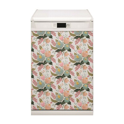 Decorative dishwasher magnet Painted flowers