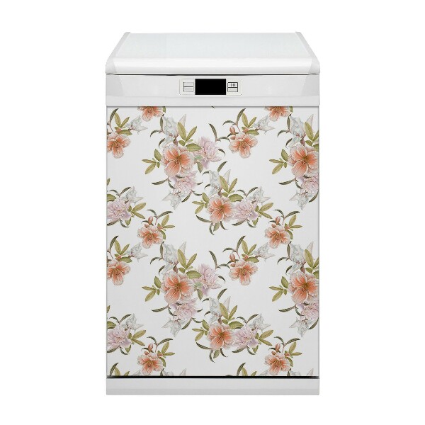 Dishwasher cover Spring flowers