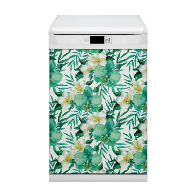 Magnetic dishwasher cover Pastels flowers