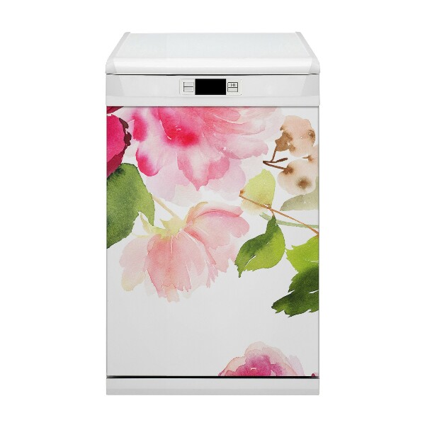 Dishwasher cover Spring flowers