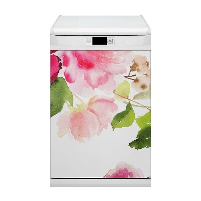 Dishwasher cover Spring flowers