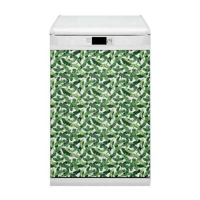 Dishwasher cover Tropical leaf